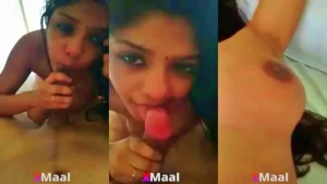 Hot பிஎஃப் டிக்கை உறிஞ்சும் அழகான பெண் MMS