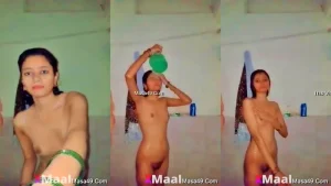 Indian காதலி நிர்வாணமாக குளிக்கும் MMS