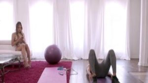 Lubricious blonde teen sucking juicy dick outdoor