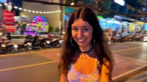 Picked up a girl in a bar and fucked her all night