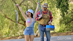 Stepgrandpa Teaches Me To Fish