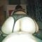 Thong-clad Polish floozie riding a horny dude hard
