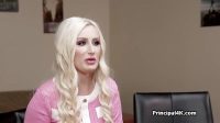 Big ass blonde cougar bouncing on dick